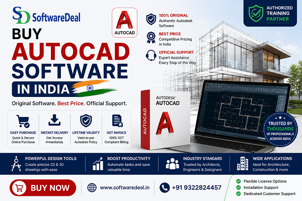 Buy AutoCAD Software in India